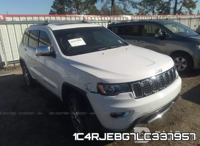 1C4RJEBG7LC337957 2020 Jeep Grand Cherokee, Limited
