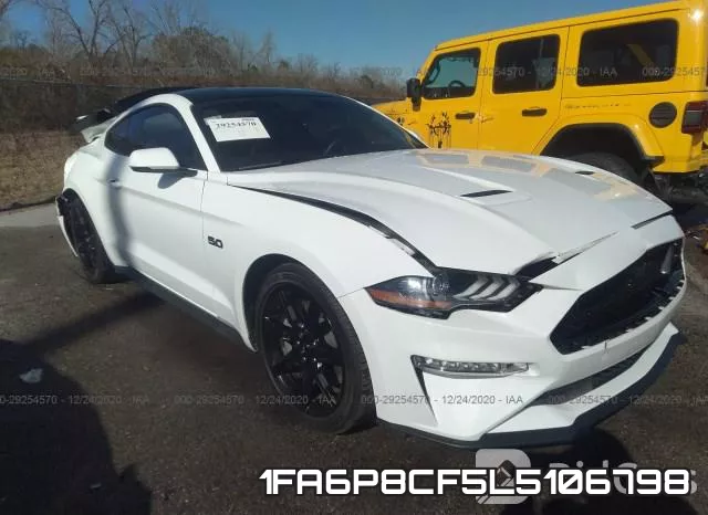 1FA6P8CF5L5106798 2020 Ford Mustang, GT