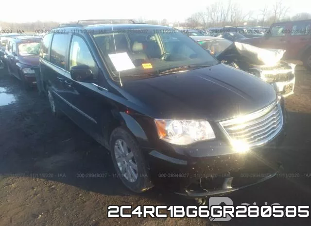 2C4RC1BG6GR280585 2016 Chrysler Town and Country, Touring