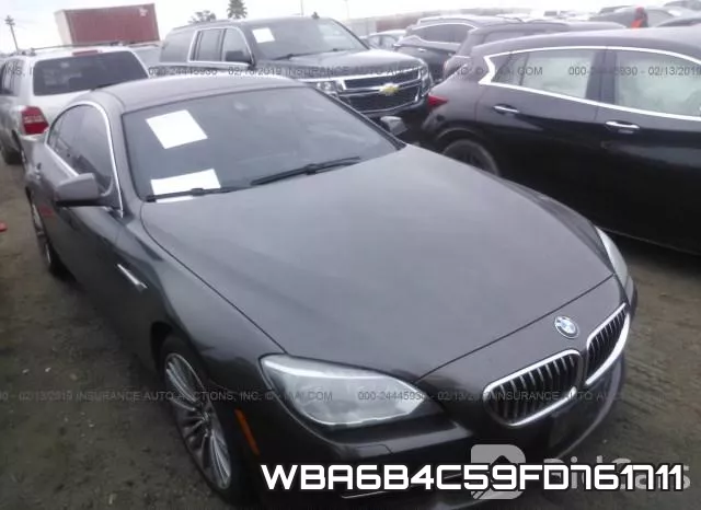 WBA6B4C59FD761711 2015 BMW 6 Series, 650 Xi/Gran Coupe