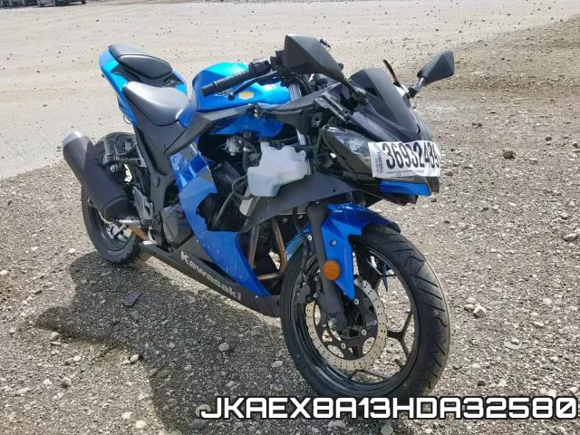 JKAEX8A13HDA32580 2017 Kawasaki EX300, A
