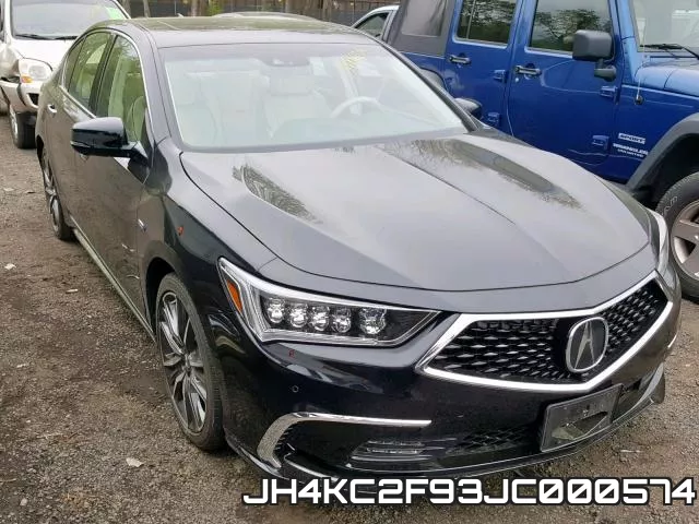 JH4KC2F93JC000574 2018 Acura RLX, Sport Hybrid