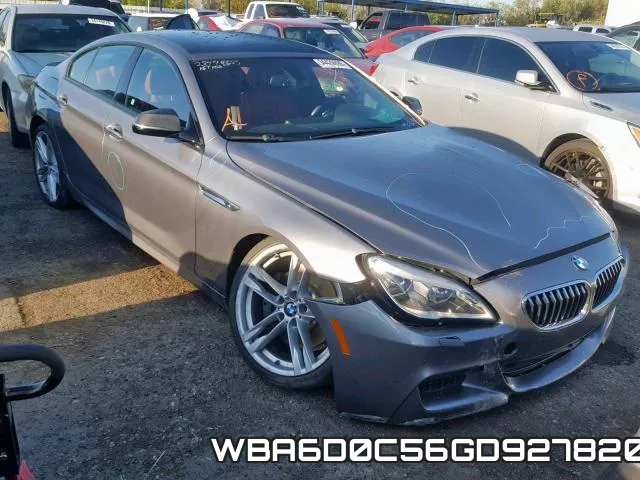 WBA6D0C56GD927820 2016 BMW 6 Series, 640 I