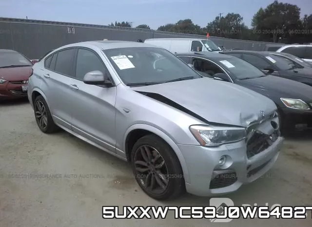5UXXW7C59J0W64827 2018 BMW X4, Xdrivem40I
