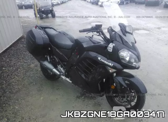 JKBZGNE18GA003417 2016 Kawasaki ZG1400, E