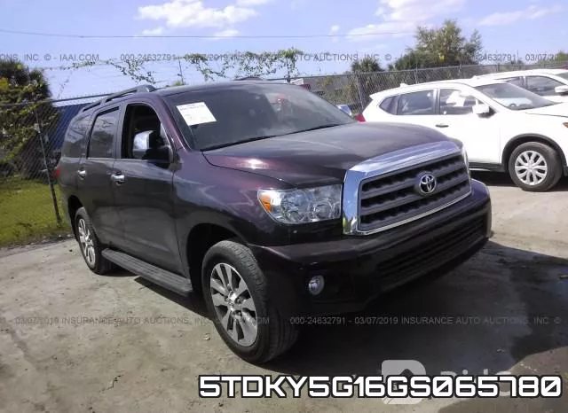 5TDKY5G16GS065780 2016 Toyota Sequoia, Limited