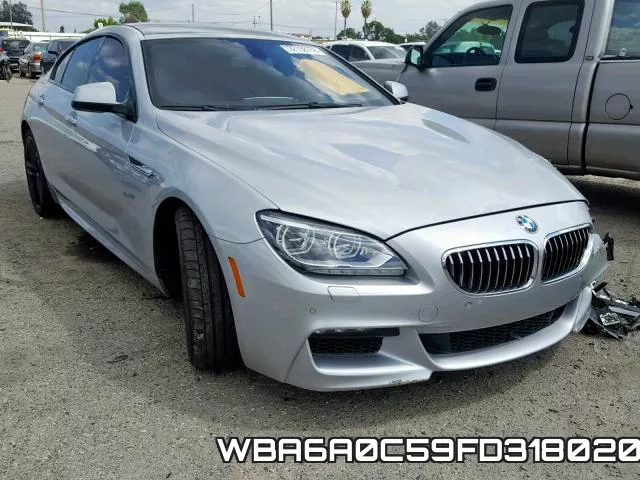 WBA6A0C59FD318020 2015 BMW 6 Series, 640 I