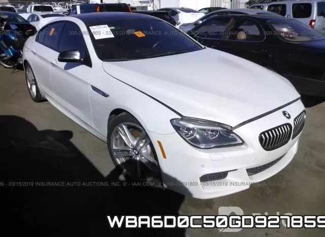 WBA6D0C50GD927859 2016 BMW 6 Series, 640 I/Gran Coupe