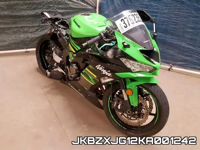 JKBZXJG12KA001242 2019 Kawasaki ZX636, K