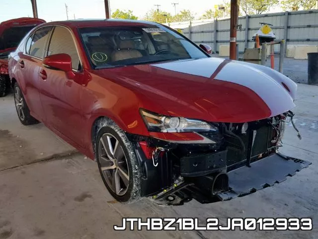JTHBZ1BL2JA012933 2018 Lexus GS, 350