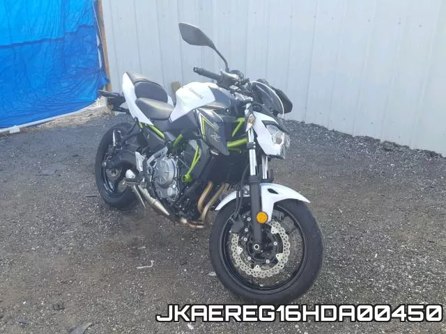JKAEREG16HDA00450 2017 Kawasaki ER650, G