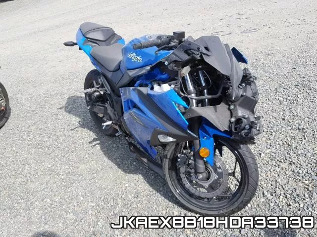 JKAEX8B18HDA33738 2017 Kawasaki EX300, B