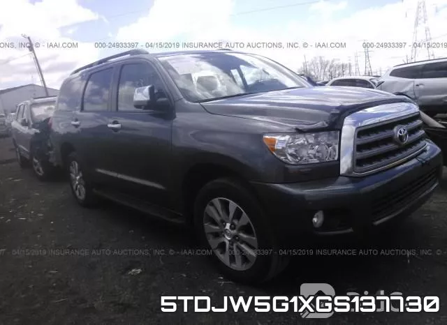 5TDJW5G1XGS137730 2016 Toyota Sequoia, Limited