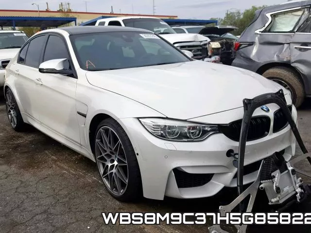WBS8M9C37H5G85822 2017 BMW M3