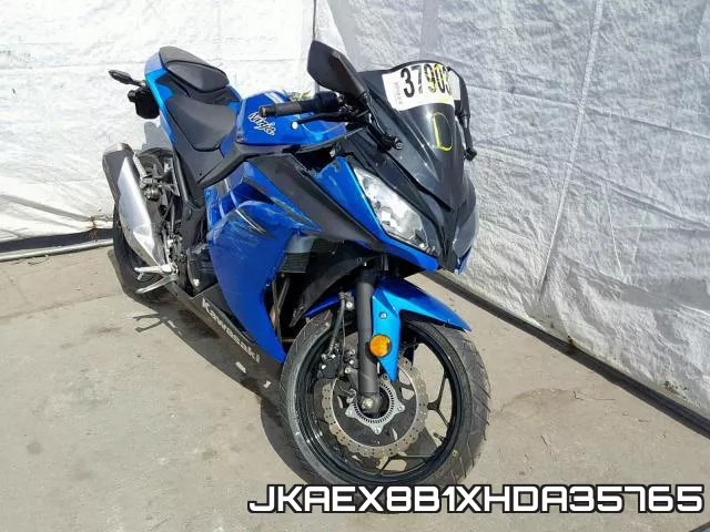 JKAEX8B1XHDA35765 2017 Kawasaki EX300, B