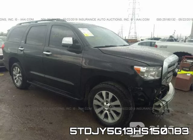 5TDJY5G13HS150783 2017 Toyota Sequoia, Limited