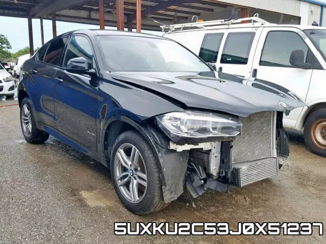 5UXKU2C53J0X51237 2018 BMW X6, Xdrive35I