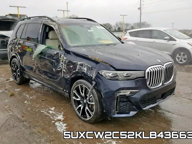 5UXCW2C52KLB43663 2019 BMW X7, Xdrive40I