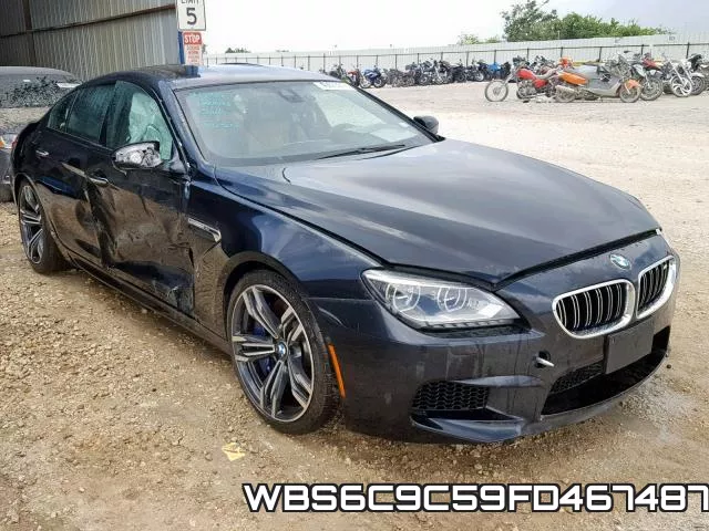 WBS6C9C59FD467487 2015 BMW M6, Gran Coupe