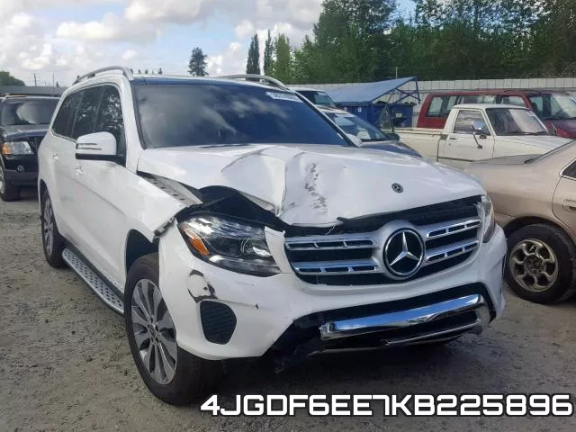 4JGDF6EE7KB225896 2019 Mercedes-Benz GLS-Class,  450 4Matic