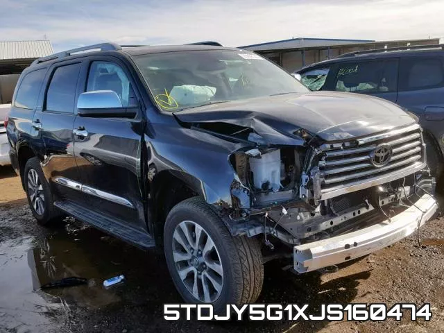 5TDJY5G1XJS160474 2018 Toyota Sequoia, Limited