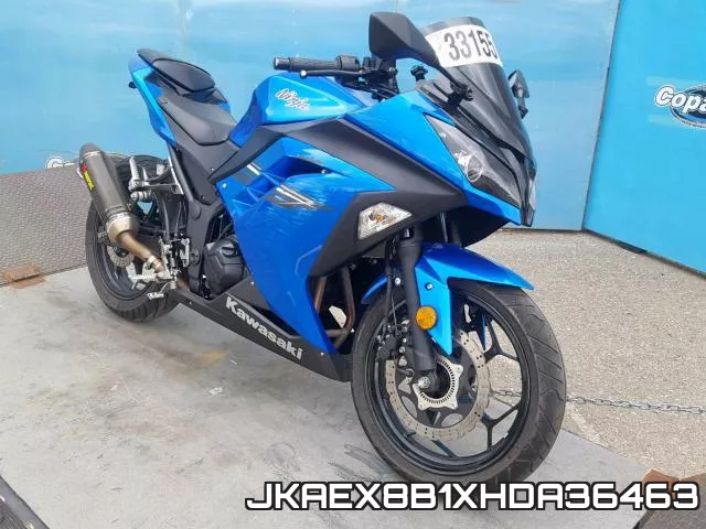 JKAEX8B1XHDA36463 2017 Kawasaki EX300, B
