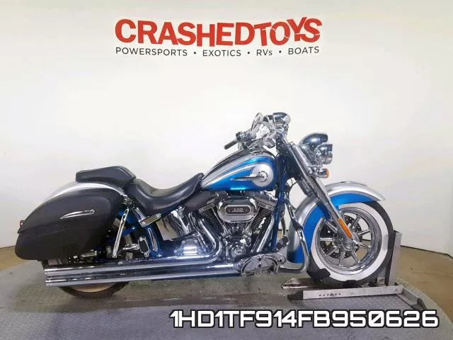 1HD1TF914FB950626 2015 Harley-Davidson FLHTNSE, Cvo Softail Deluxe