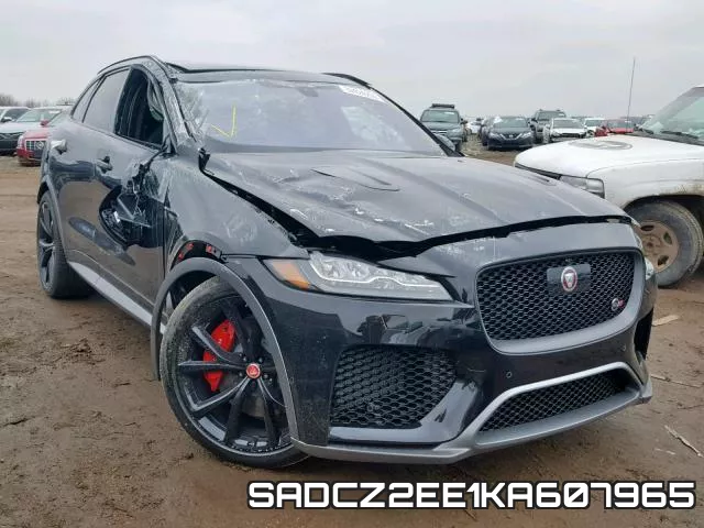 SADCZ2EE1KA607965 2019 Jaguar F-Pace, Svr