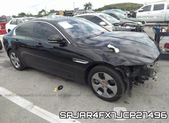 SAJAR4FX7JCP27496 2018 Jaguar XE