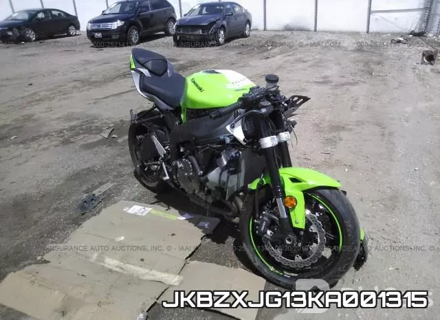 JKBZXJG13KA001315 2019 Kawasaki ZX636, K