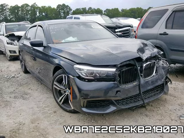 WBA7E2C52KB218027 2019 BMW 7 Series, 740 I