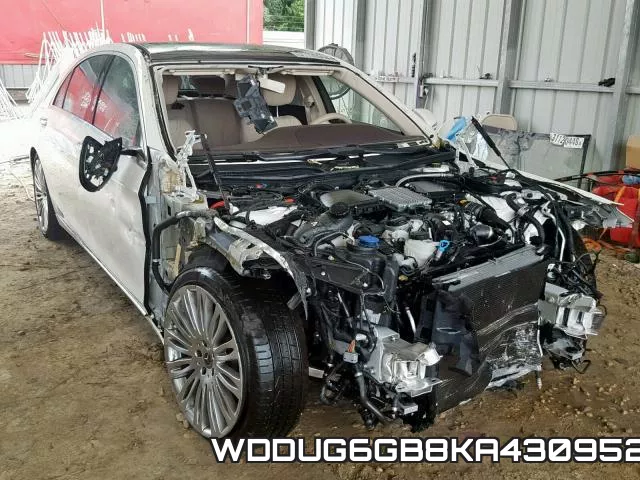 WDDUG6GB8KA430952 2019 Mercedes-Benz S-Class,  450