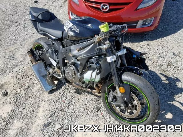 JKBZXJH14KA002309 2019 Kawasaki ZX636, K