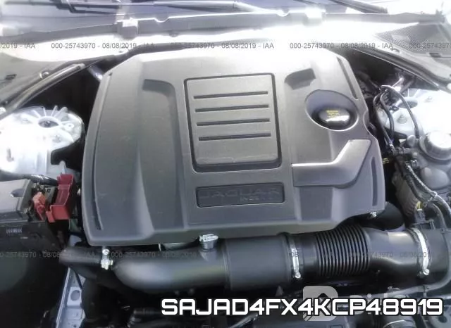 SAJAD4FX4KCP48919 2019 Jaguar XE, Premium