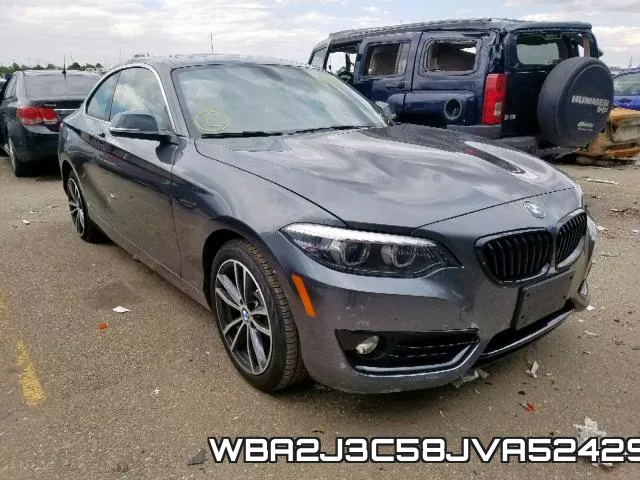 WBA2J3C58JVA52429 2018 BMW 2 Series, 230XI