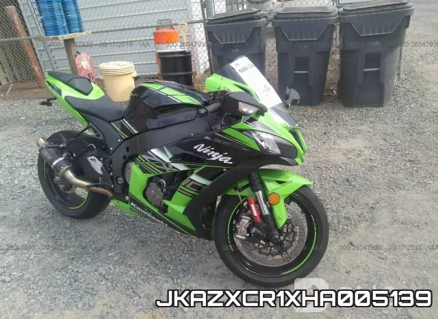 JKAZXCR1XHA005139 2017 Kawasaki ZX1000, R