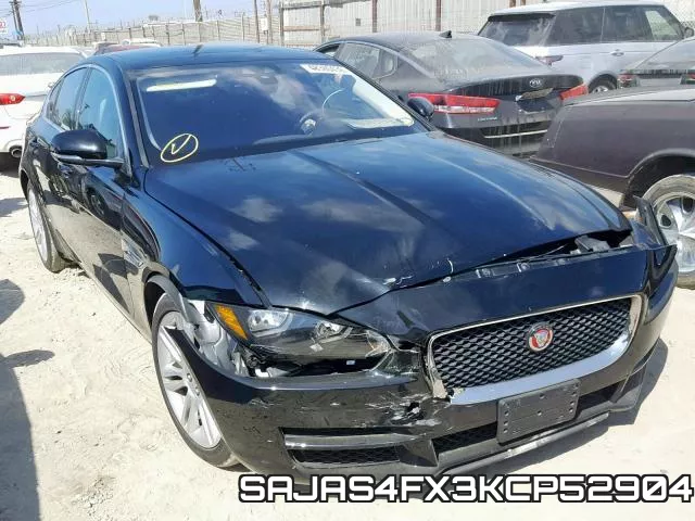SAJAS4FX3KCP52904 2019 Jaguar XE