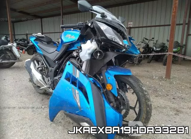 JKAEX8A19HDA33281 2017 Kawasaki EX300, A