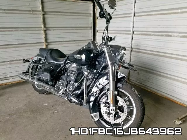 1HD1FBC16JB643962 2018 Harley-Davidson FLHR, Road King