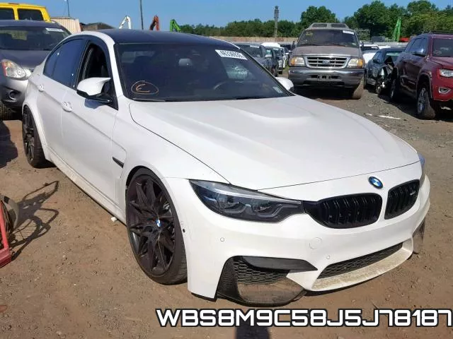 WBS8M9C58J5J78187 2018 BMW M3