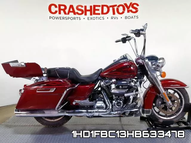 1HD1FBC13HB633478 2017 Harley-Davidson FLHR, Road King