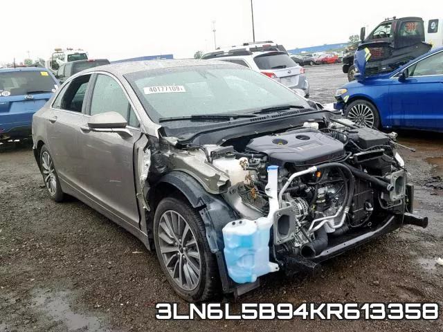 3LN6L5B94KR613358 2019 Lincoln MKZ