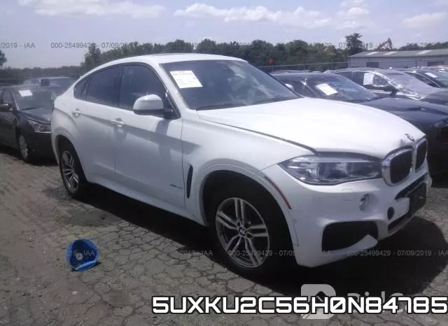 5UXKU2C56H0N84785 2017 BMW X6, Xdrive35I