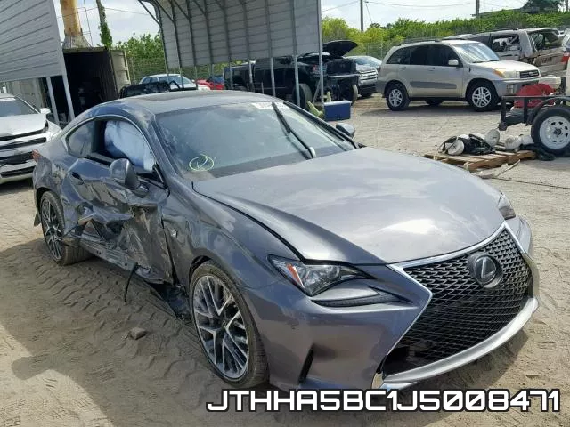 JTHHA5BC1J5008471 2018 Lexus RC, 300