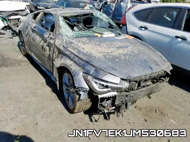 JN1FV7EK1JM530683 2018 Infiniti Q60, Red Sport 400