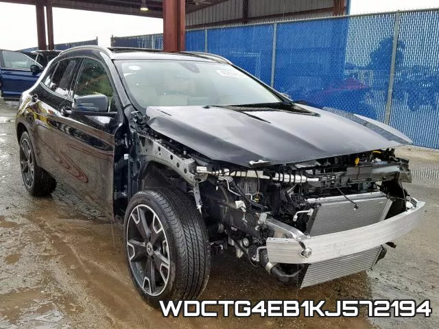 WDCTG4EB1KJ572194 2019 Mercedes-Benz GLA-Class,  250