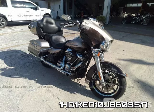 1HD1KED10JB603517 2018 Harley-Davidson FLHTK, Ultra Limited