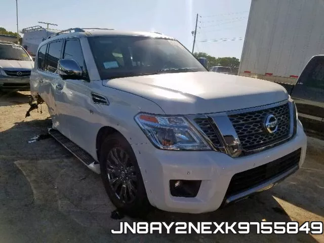 JN8AY2NEXK9755849 2019 Nissan Armada, Platinum