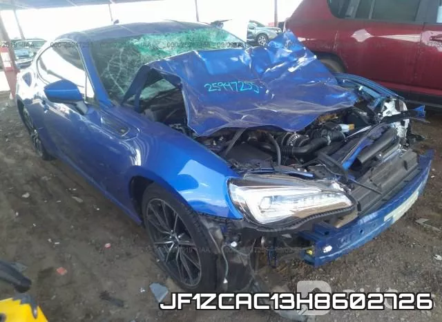 JF1ZCAC13H8602726 2017 Subaru BRZ, 2.0 Limited/Blue.series