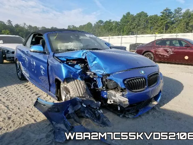 WBA2M7C55KVD52106 2019 BMW 2 Series, 230I